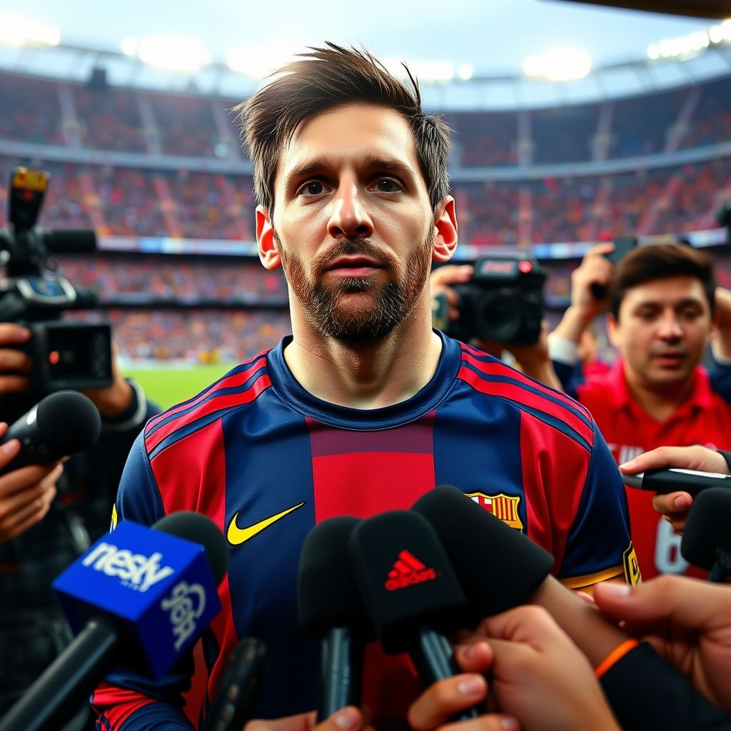 米兰体育活动-梅西最新宣布决定，足球世界掀起风暴！